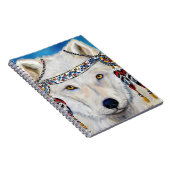 Witte Wolf Notitieboek (Rechterzijde)
