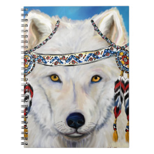 Witte Wolf Notitieboek