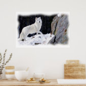 WITTE WOLF POSTER (Keuken)