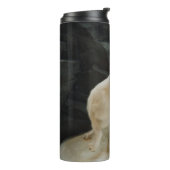 Witte Wolf Thermosbeker (Gedraaid links)