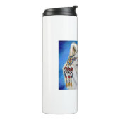 Witte Wolf Thermosbeker (Gedraaid links)