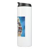 Witte Wolf Thermosbeker (Geroteerd rechts)
