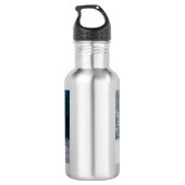 Witte wolf waterfles  (Achterkant)