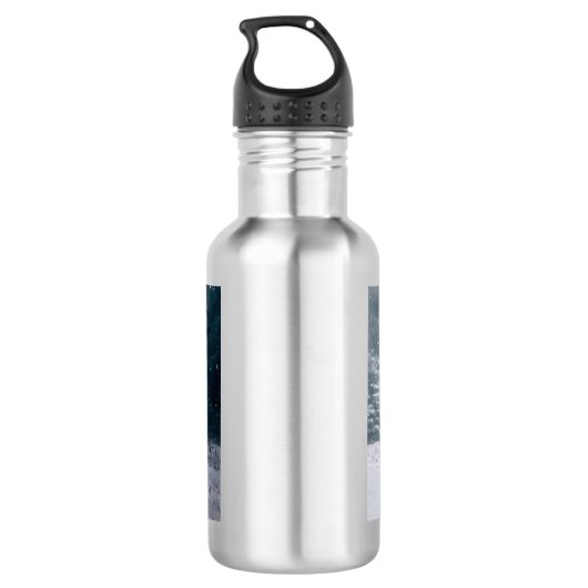 Witte wolf waterfles (Achterkant)