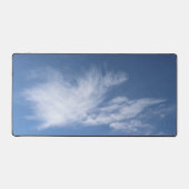 Witte Wolken Blauwe Hemel Moderne Foto Bureaumat (Voorkant)