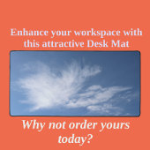 Witte Wolken Blauwe Hemel Moderne Foto Bureaumat