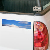 Witte wolken en blauwe hemel bumpersticker (Op Truck)