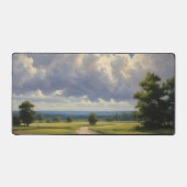 Witte wolken en heldere blauwe lucht bureaumat (Voorkant)