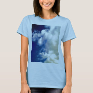 Witte wolken en hemel t-shirt