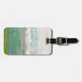 Witte wolken Het prachtige landschap overzien Bagagelabel (Voorkant horizontaal)