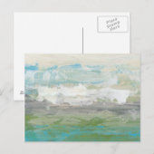 Witte wolken Het prachtige landschap overzien Briefkaart (Voorkant / Achterkant)