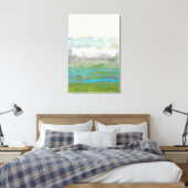 Witte wolken Het prachtige landschap overzien Canvas Afdruk (Insitu (Slaapkamer))