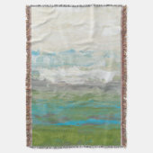 Witte wolken Het prachtige landschap overzien Deken (Voorkant Verticaal)