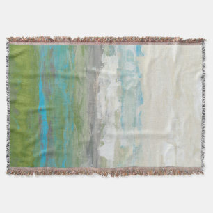 Witte wolken Het prachtige landschap overzien Deken