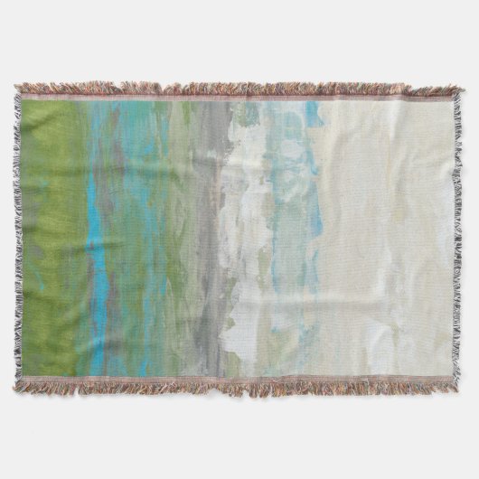 Witte wolken Het prachtige landschap overzien Deken (Voorkant)