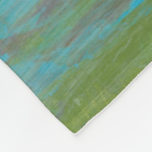 Witte wolken Het prachtige landschap overzien Fleece Deken (Hoek)