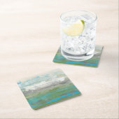 Witte wolken Het prachtige landschap overzien Kartonnen Onderzetters (Insitu)