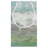 Witte wolken Het prachtige landschap overzien Klein Cadeauzakje (Achterkant)