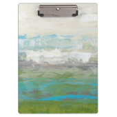 Witte wolken Het prachtige landschap overzien Klembord (Voorkant)