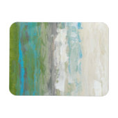 Witte wolken Het prachtige landschap overzien Magneet (Horizontaal)