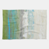 Witte wolken Het prachtige landschap overzien Theedoek (Horizontaal)