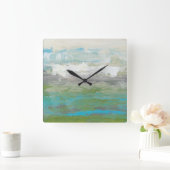 Witte wolken Het prachtige landschap overzien Vierkante Klok (Huis)