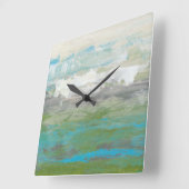 Witte wolken Het prachtige landschap overzien Vierkante Klok (Hoek)