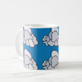 Witte Wolken Koffiemok (Voorkant links)