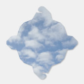 Witte wolken nemen een gunstig kader uit bedankdoosjes (Uitgevouwen)