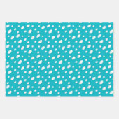 Witte wolken op Blue Sky Wrapping Paper - Sereen (Voorkant 3)