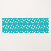 Witte wolken op Blue Sky Yoga Mat - Rustig (Achterkant (horizontaal))