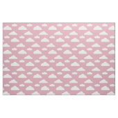 Witte wolken op roze stof van Nicole Janes (Fat Quarter)