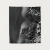 Witte wolken over bergen wandkleed (Voorkant)