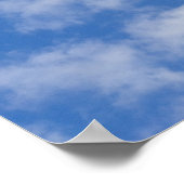 Witte wolken. poster (Hoek)