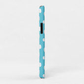 Witte wolken tegen een blauwe lucht achtergrond Case-Mate iPhone case (Achterkant/rechts)
