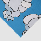 Witte Wolken Tissuepapier (Detail)