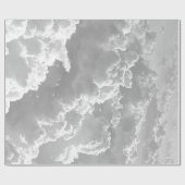 Witte wolken, weergrafische kaart, troebel clipart cadeaupapier (Vlak)