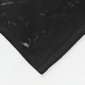 Witte Wolven Black en White Leaf ons alleen Fleece Deken (Hoek)