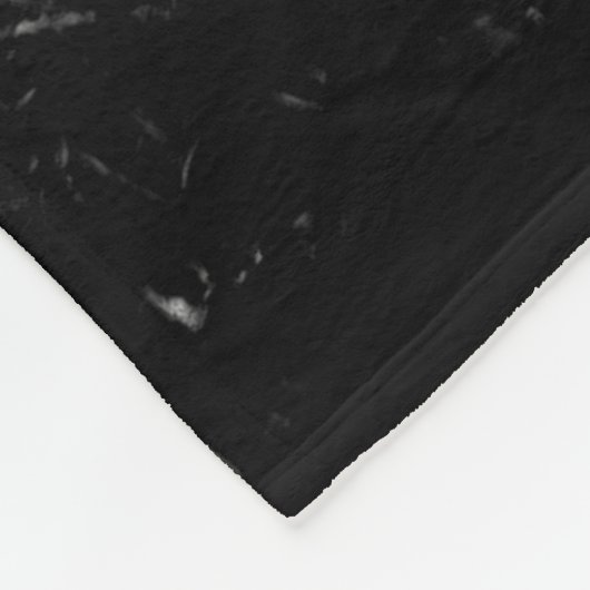 Witte Wolven Black en White Leaf ons alleen Fleece Deken (Hoek)