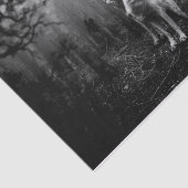 Witte Wolven Black en White Leaf ons alleen Tissuepapier (Detail)