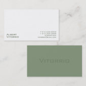 Witte XX Visitekaartje (Voorkant / Achterkant)