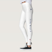 Witte Yoga Leggings met Kamala - Walz (Links)
