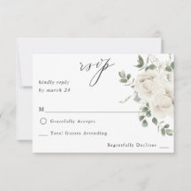 Witte zachte bloemen en eucalyptus geen koraal RSV