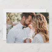 Witte & Zachte Blush Rozen Koppel Foto Bedankt  (Achterkant)