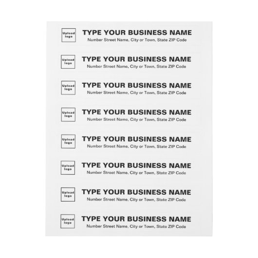 Witte zakelijke omloop rond het label Retouradres (Vel)