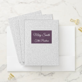 Witte zakmap voor elegant Glas in lood