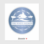 Witte zalm (KC2) Sticker (Vel)