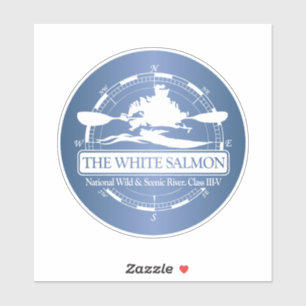 Witte zalm (KC2) Sticker