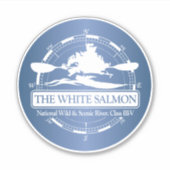 Witte zalm (KC2) Sticker (Voorkant)