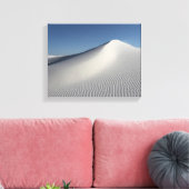 Witte zand canvas afdruk (Insitu (Woonkamer))
